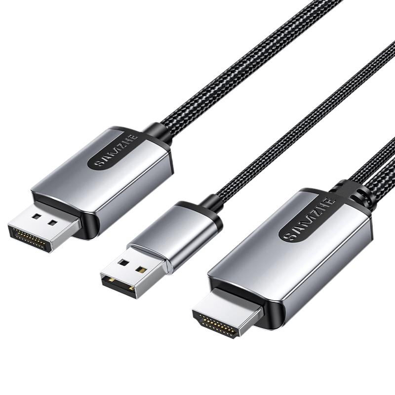 Samzhe HDMI 2.0 to DisplayPort 1.2 4K/60Hz Converter Cable