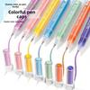 6Color Glitter Effects Gel Pens 1.0mm Writing Pens Set Colorful Art Markers DIY Journaling Pen Painting Graffiti Highlighter Pen