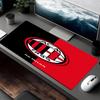 AC Milan Theme Mouse Pad, Non Slip Rubber Base, Multifunctional Office & Home Decor, Perfect for Workspace Personalization.