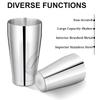 ABHAS® Boston Cocktail Shaker Set – Dual Size 18oz & 28oz Mixing Tins | Professional Bar Accessory