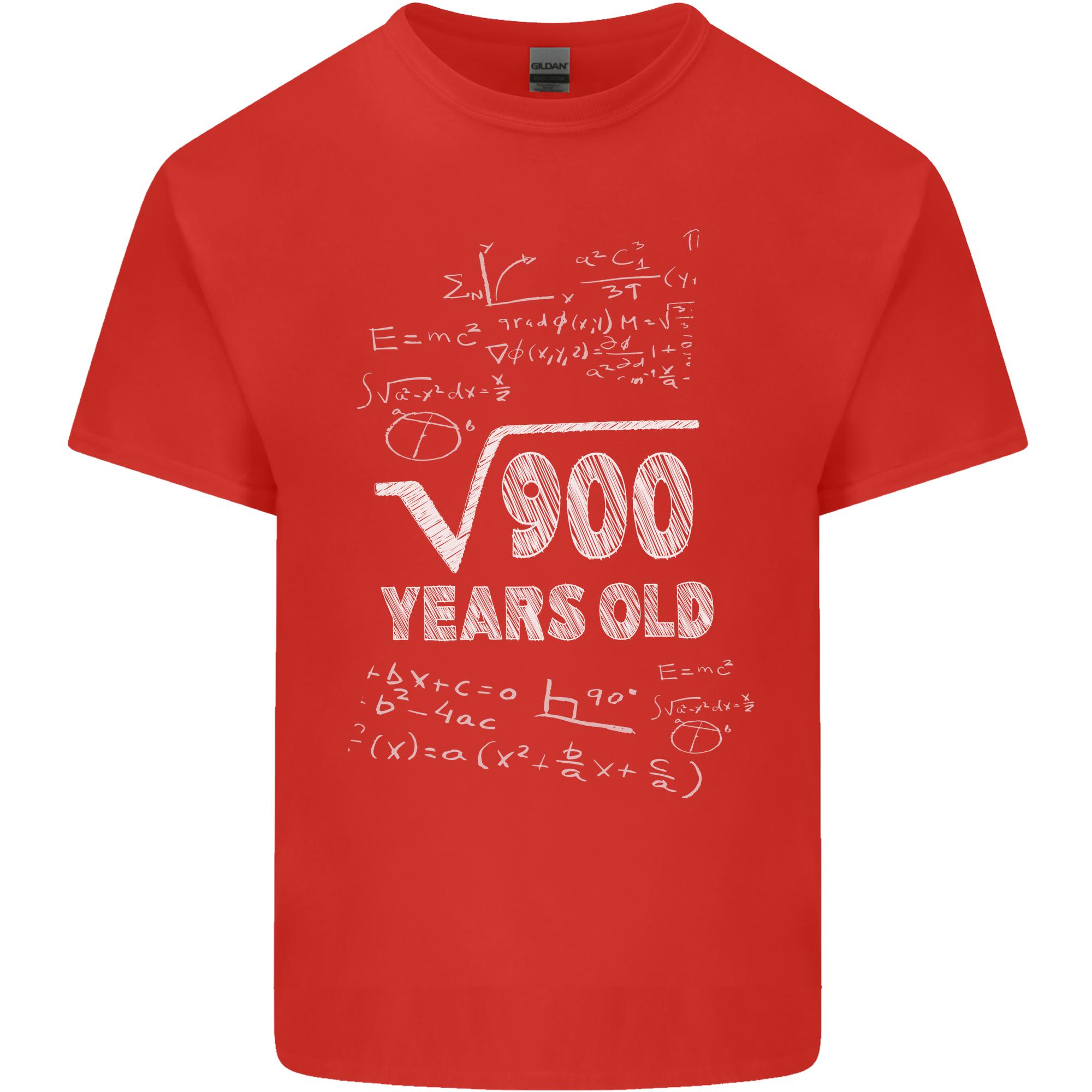 30th Birthday 30 Year Old Geek Funny Maths Unisexs Light Cotton TShirt S