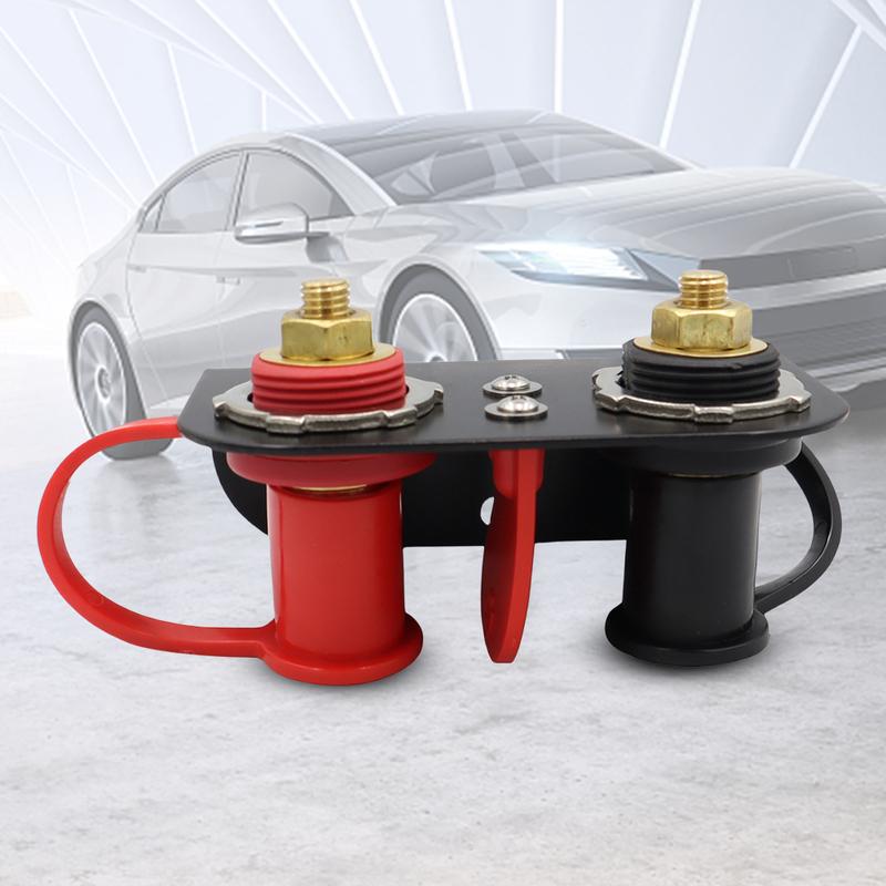 Remote Battery Jumper Post Terminal 250A Remote Charging Tool Relocation Kit Remote Battery Terminals for Auto Truck Boat ATV