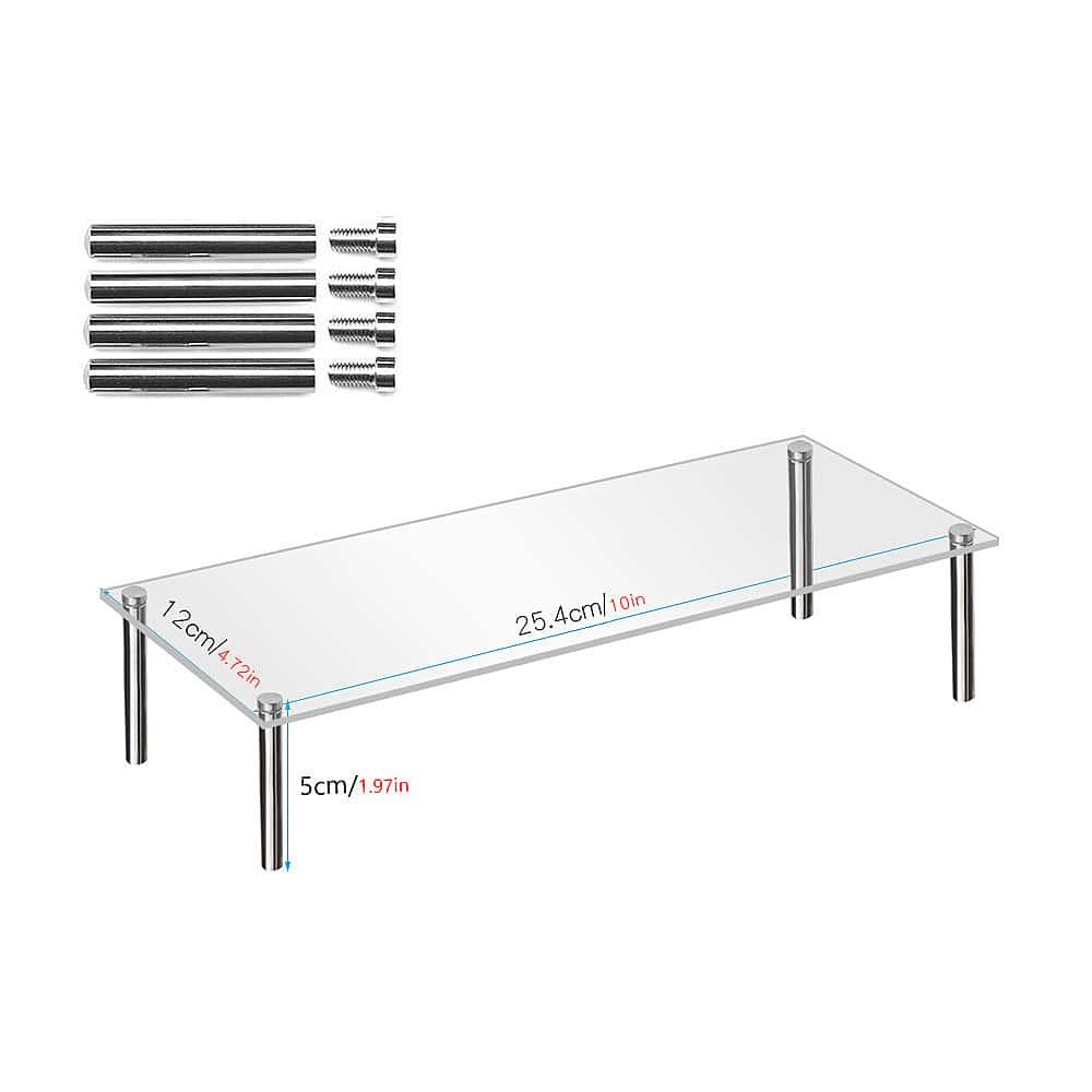 Acrylic Multi-functional Desktop Display Rack Organizer Stand for Jewelry, Blind Boxes, Badges, Anime Figures, Trays & Holders