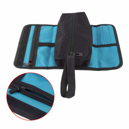 Hilitand Foldable Tool Roll, Tool Bag with Hand Strap for Professionals and Technicians
