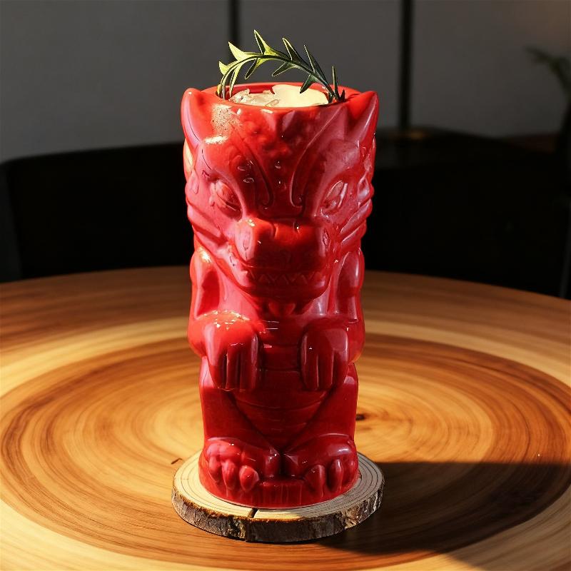 Figurines Desk Decoration Tiki Cup Creative Statue Ornaments Home Accessories Living Room Decoration Home Decoration Accessories