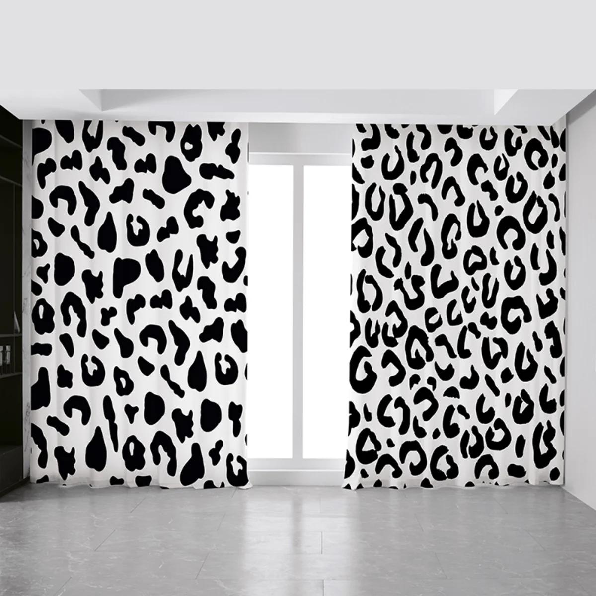 

Шторы в скандинавском стиле с высокой степенью затемнения, легкие, роскошные, простые, современные, для гостиной, спальни, затемнение, черно-белые, зебра, плотные, новые W55 X H120cm X 2&Grommet Top