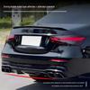Kompatibilní s Mercedes-Benz třídy E (2017–2022) W213 Čtyřdveřový Sport E53/E63 Zadní difuzér a koncovka výfuku.