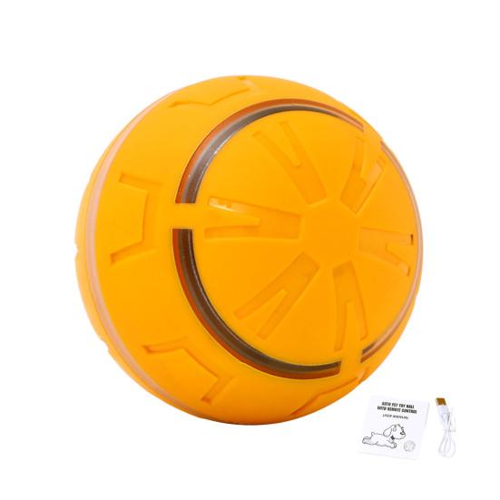 Electric Rolling Ball Dog Toy Smart Automatic Bouncing Ball with LED Light Interactive Touch Activation Moving Ball Toy for Small Medium Dogs