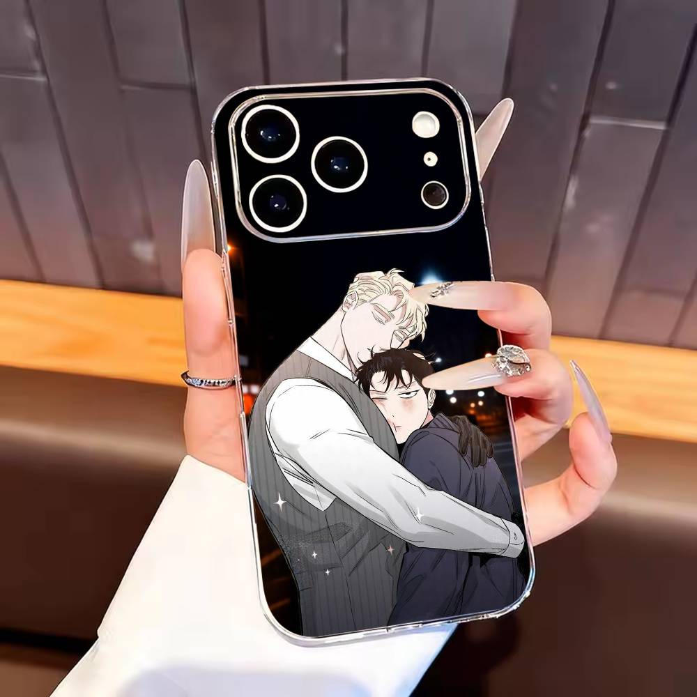 BL Manhwa R-roses And Champagne Phone Case For iPhone17,16,15,14,13,12,11 Plus,Pro Max Soft Transparent Cover