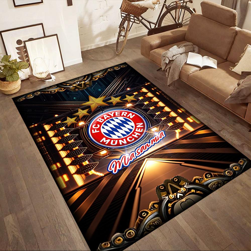 FC Bayern München Fans Quadratische Teppiche sind eine großartige Wahl für Wohnzimmer, Schlafzimmer, Heimdekoration und als Geschenke.
