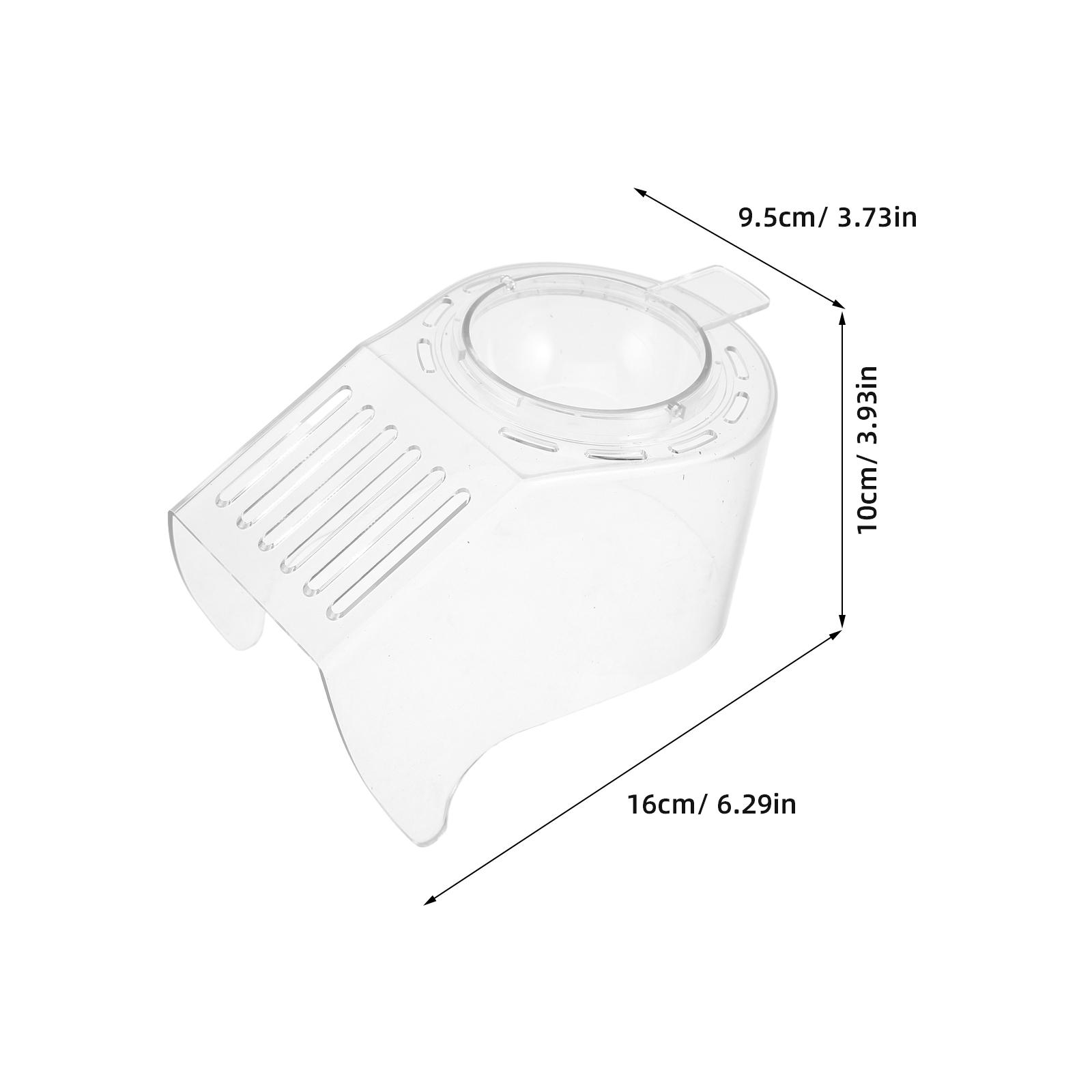 Прозрачная акриловая крышка для попкорн-машины Легко чистить Жаростойкая Защита от брызг Прочная конструкция с зажимами прозрачный