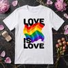 LGBTQ Pride Love Is Love Shirt, Gay Pride Ally Tee, Equality Rainbow Graphic Gift