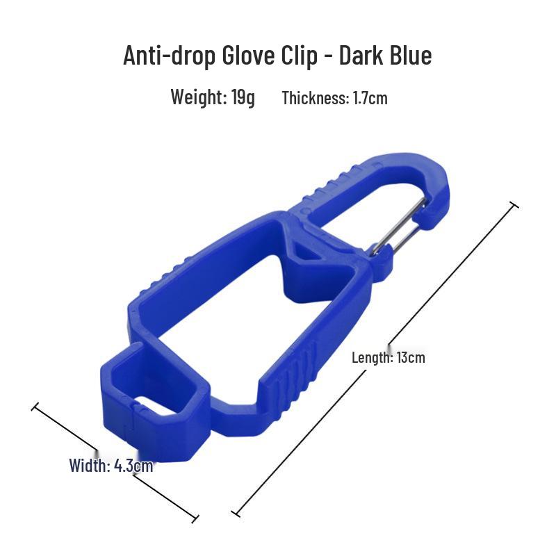 

Portable Outdoor Glove Clips | Multipurpose Anti-Loss Hooks & Hanging Buckles синий