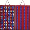 Wall-Mounted Car Display Box with Shelves, Made of Polyester, Perfect for Organizing Toys In the Living Room