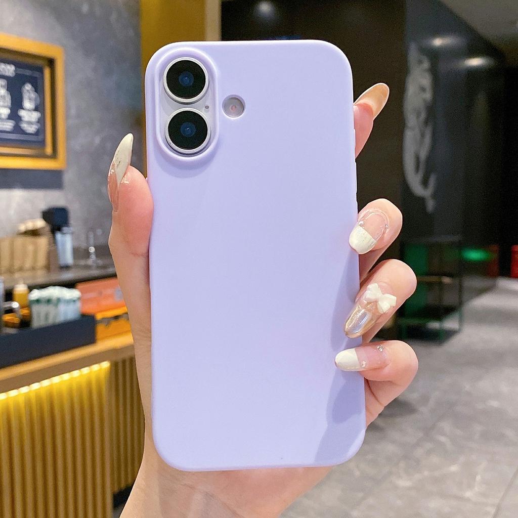 Für iPhone 16 TPU Handyhülle Matt Anti-Fingerabdruck Schutzhülle