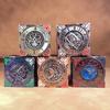 Spinner Würfel 7-in-1 Metall DND Würfelset Drachen Metallic D&D Würfel mit Geschenkbox für Dungeons and Dragon Spiel, RPG Rollenspiel Tischspiel Geschenke