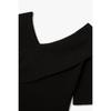 VOV Unbalance Rib Knit Pullover 7156350001