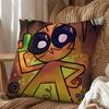 Game Big Battle AAlien Hominid Pillow Case Square DoubleSided Printing Short Plush Sofa Cushion Cover Bedroom Bedside Pillow