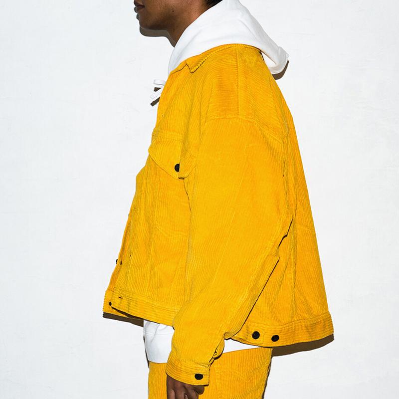 Levis X The Simpsons Solid Corduroy Jacket Men Jacket Yellow A20540001