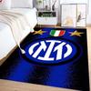 Tappeto con Stemma Inter Milan Stampa Artistica Adatto a Tutte le Stagioni Arte Moda Decorazione per Dormitorio