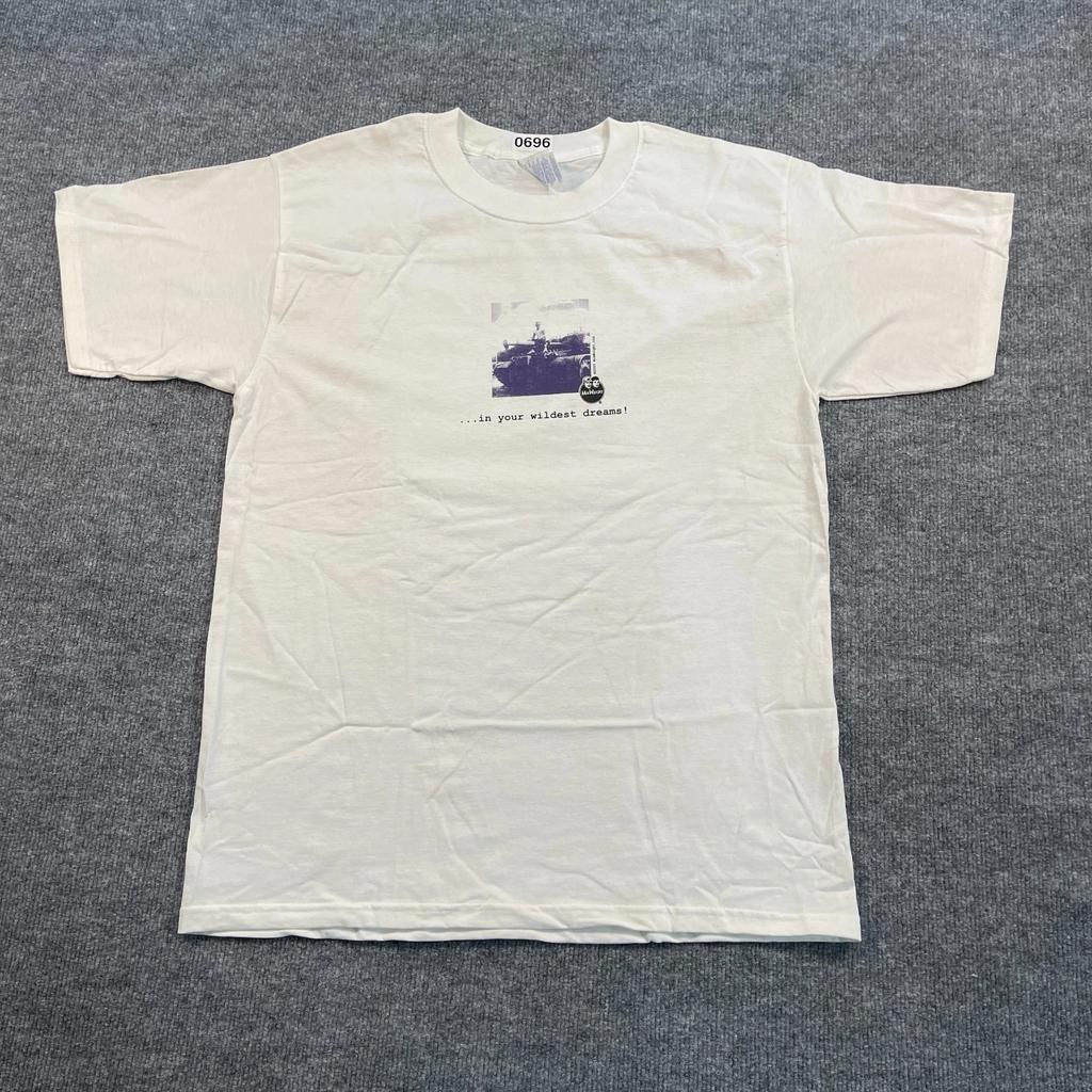 Vintage 2003 MikWright In Your Wildest Dreams Shirt Large 22x29 White