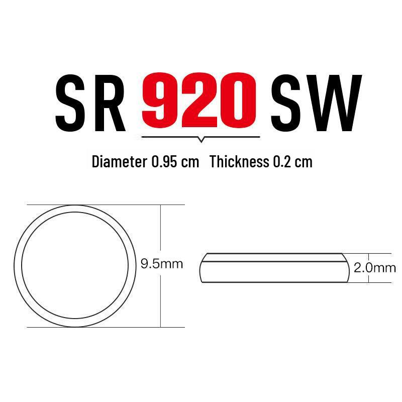 Renata 371 SR920SW Button Battery for Watches