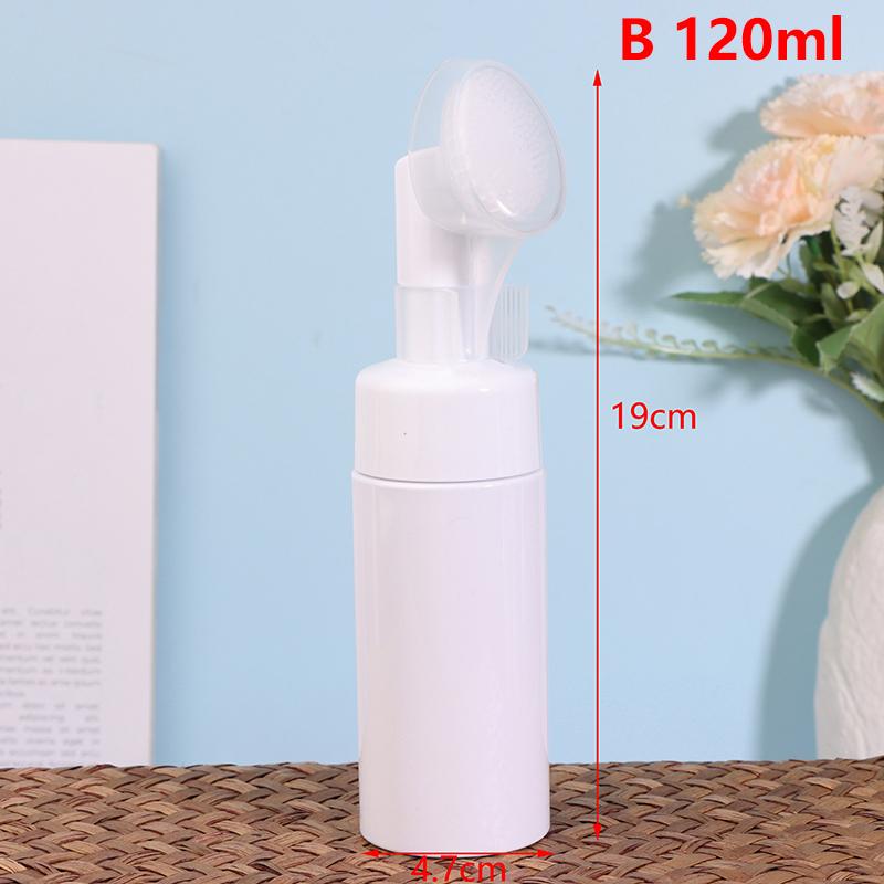 100/120/150ML Mousse Foam Bottle Pump Liquid Soap Dispenser Wash Face Brush Cosmetic Container For Facial Cleansing Care