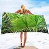 Beach Towel Palm Leaves Pattern Oversized Microfiber Tropical Beach Towel,Thin Lightweight Pool Swim Palm Tree Bath Shower Towel