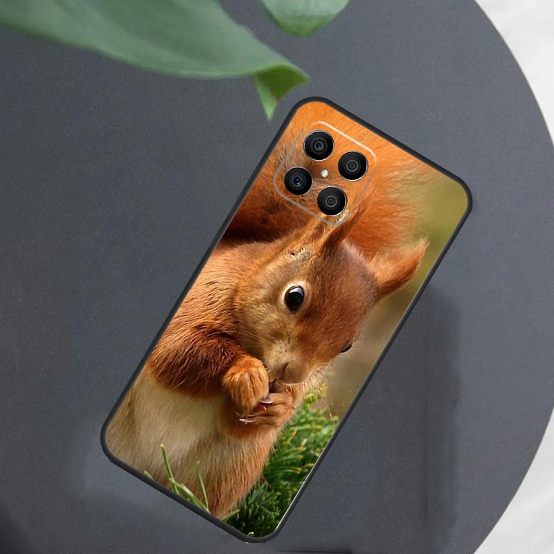Squirrel Case For Honor Magic 8 7 5 6 Pro Cover For Honor 200 400 Lite 50 70 90 X8a X8b X9a X9b X9c
