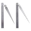 Taper for Gap Gauge & Straight Ruler 1-15mm 1-15cm Stainless Steel Depth Ruler Hole Inspection Tool Dimensional Measurem