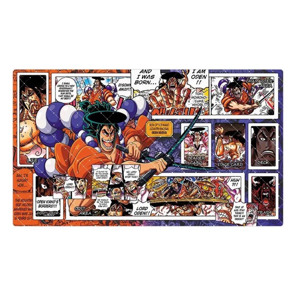 60*35*0.2cm Anime One Piece OPCG GAME Card PlayMat New Comic Series Enel Ace Law Hancock Brook Bonney Collection Gifts Toys