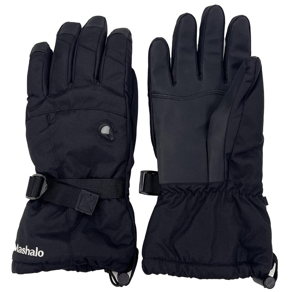 MASHALO Snow Gloves MSG-325 BLACK UNISEX L