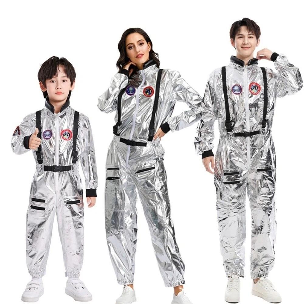 Jumpsuit Style Spacesuit Fancy Dress Cosplay Costume Kids Space Suit Dress Up