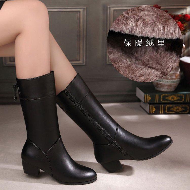 Martin boots women's platform short boots fleece thickened locomotive boots trendy large size women's shoes