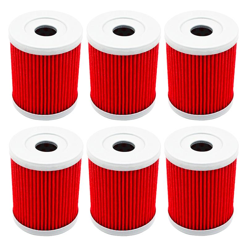 2/4/6 Pcs Motorcycle Parts Oil Filter for SYM Maxsym 400 400I 2011 2012-2015 600 600I 2016 for Kawasaki KLX125 KH125 2003-2006