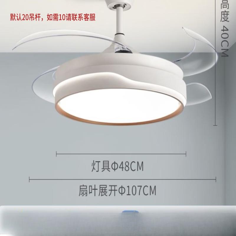 Dream Bubble Invisible Blade Ceiling Fan Light