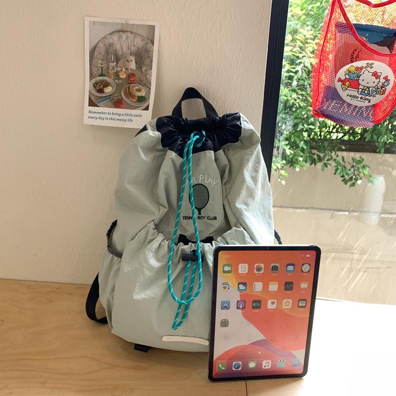 Zaino leggero con coulisse da esterno Zaino da studente ad alta capacità per viaggi