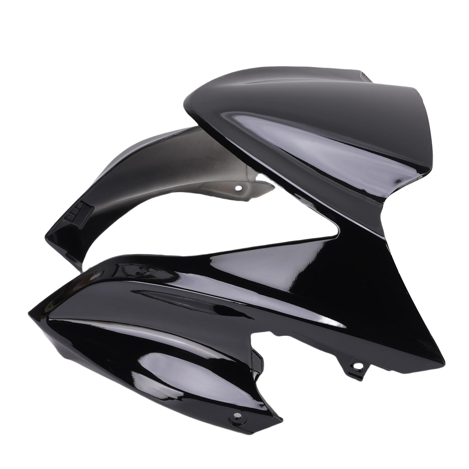 

Motorcycle Front Upper Nose Headlight Fairing Cover Headlight Fairing Cowl Replacement for ER6N ER 6N 2012 2016 Black