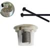 Spring Clamp Kit For Dometic 385236096 Toilet Spring Cartridge With White End Cap And 2 Bolts Kit Metal Replacement