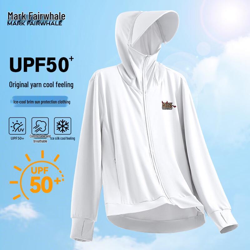Mark Fairwhale Men s UPF50+ Ice Silk Cooling Sun Protection Hoodie M
