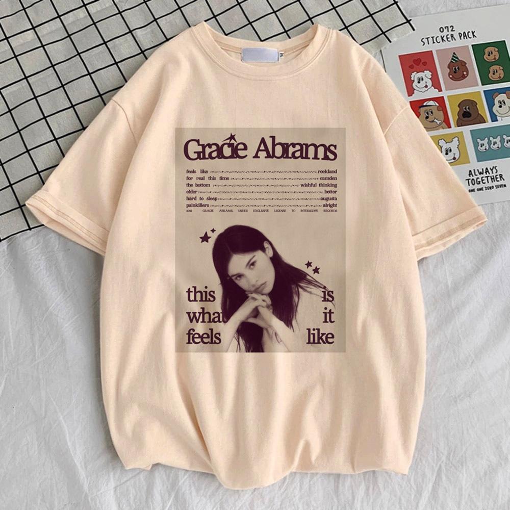 Gracie Abrams tshirt teen Digital 80s streetwear Pastel aesthetic kawaii tshirt Gothic streetwear hip hop University Vintage
