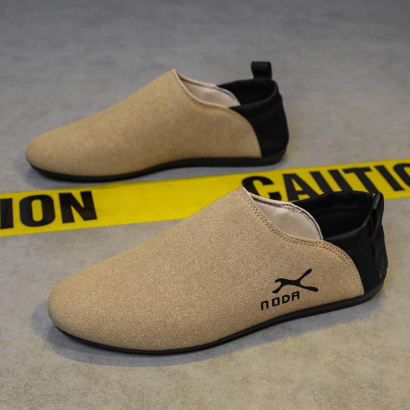 

Мужские лоферы 2024 года Летняя дышащая обувь слипоны для вождения Легкая удобная мягкая повседневная обувь для ходьбы Мужчина 44 хаки