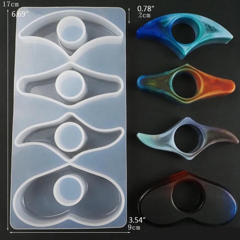 

Creative Handmade Thumb Bookmark Crystal Epoxy Resin Mold Book Page Holder Silicone Mould DIY Crafts Reading Accessories Tool