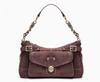 Vintage Suede Women's Shoulder Bag Casual Commuter Pillow Bag Large Capacity Multi-Pocket Crossbody Tote