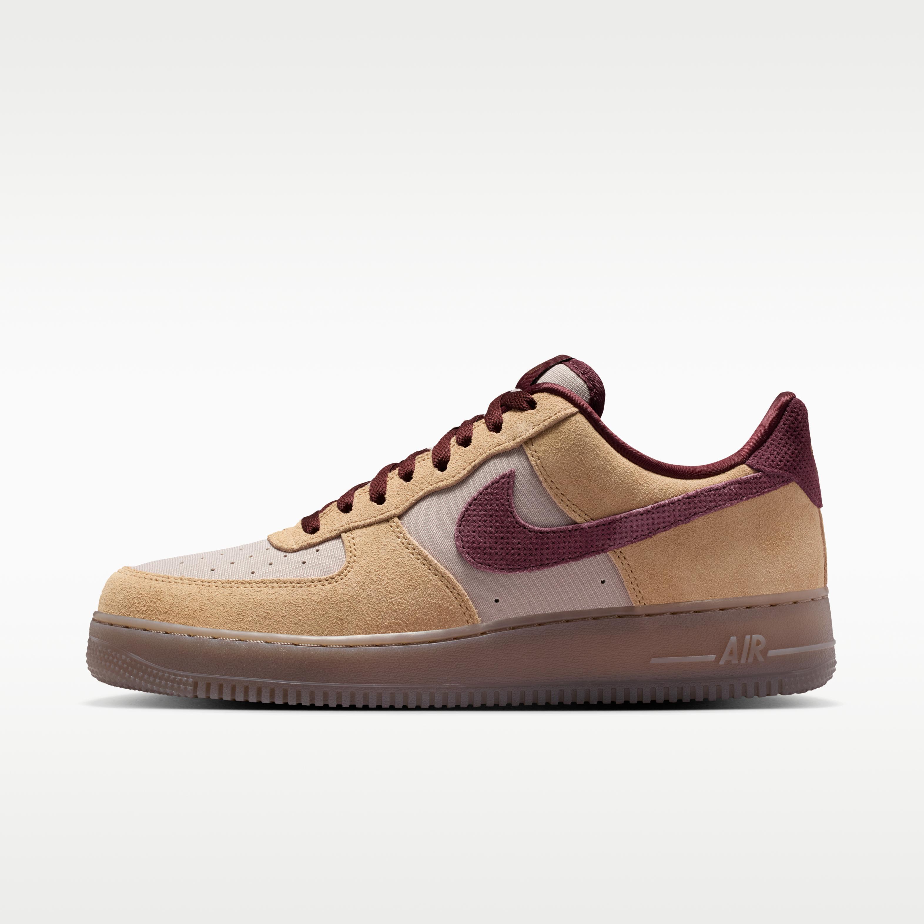 Nike Air Force 1 Low  07 Premium Linen Moon Particle Burgundy 43