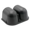 Black Auto Meter Gauge Pillar Bracket Dual Meter Dash Mount Pod Bezel Holder for 2 Inch Vehicle Gauges Kit