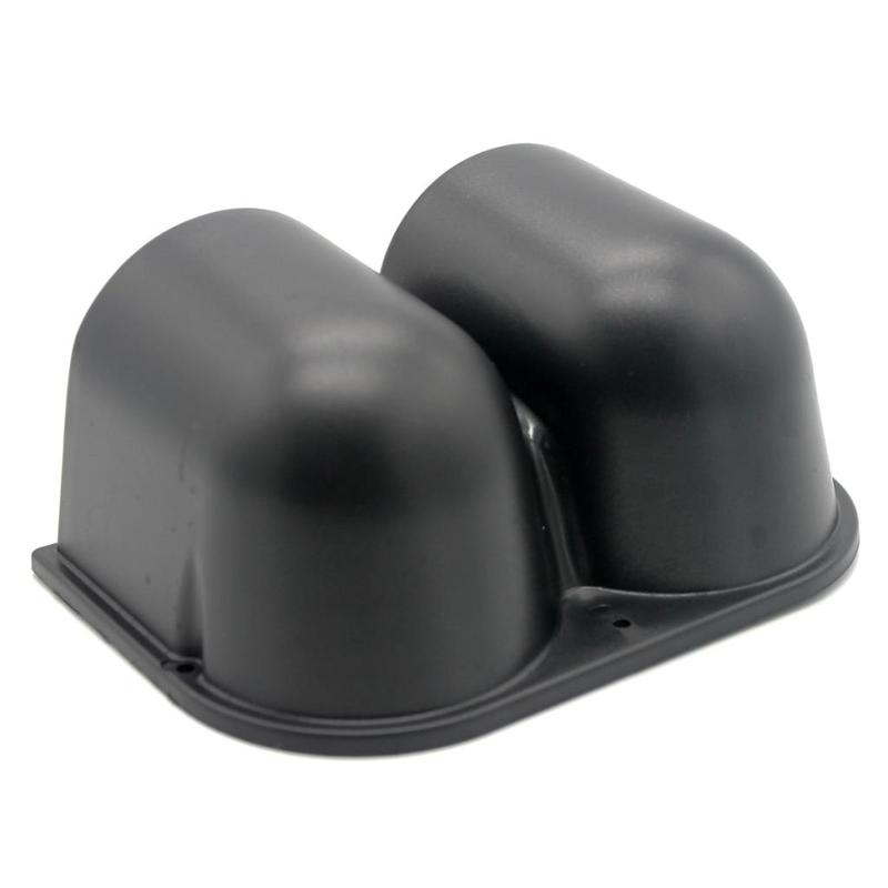 Black Auto Meter Gauge Pillar Bracket Dual Meter Dash Mount Pod Bezel Holder for 2 Inch Vehicle Gauges Kit