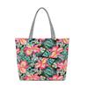Korean Style Artistic Printed Canvas Tote Bag - Large Capacity Women's Shoulder Handbag