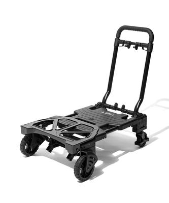 GORDON MILLER Flad Vogn Dolly Modeomskiftning Sort Lastekapacitet 1768712 2-hjuls mode/4-hjuls 70-120kg