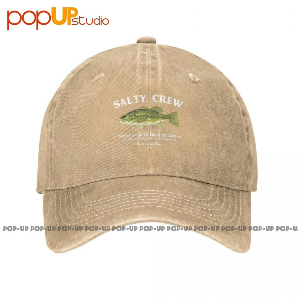 Salty Crew Bigmouth Washed Denim Baseball Cap Trucker Hats Sports Harajuku
